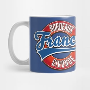 Bordeaux Gironde France vintage logo Mug